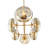 Nottingham 6 - Light Antique Brass Pendant