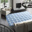 Delphine Hand-Knotted Wool Blue/White Area Rug-42148003