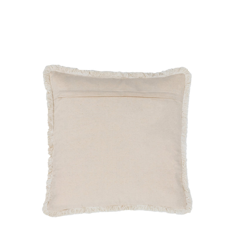 Edyta Gray Square Cushion