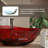 CASAINC 67"x 37.6" Wavy Red Semi Transparent Resin Freestanding Soaking Bathtub