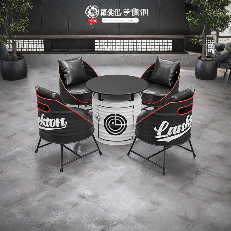 Pedestal Dining Set, 5 Piece Dining Set