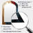 Spiral Symphony - Abstract Spirals Asymmetrical Unique Wall Mirror, Modern Arch Mirror, Printed Metal Art-338300531
