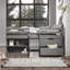 Lit mezzanine simple avec rangement Fabiana