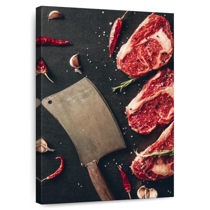 Yarlin Spiced Raw Steak, 12" H x 8" W