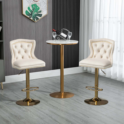 Tabouret de bar réglable en hauteur Emilijana