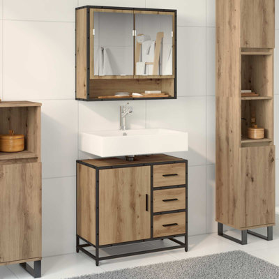 Vanity & Mirror Set