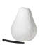 Innila 22" Large White Pear Sculpture For Home Decor - 10.5" D x 22" H-548756576