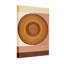 Motif abstrait en spirale avec des tons chauds de terre