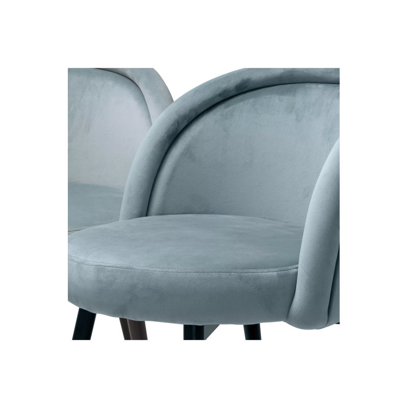 Chloé Upholstered Dining Chair, Blue