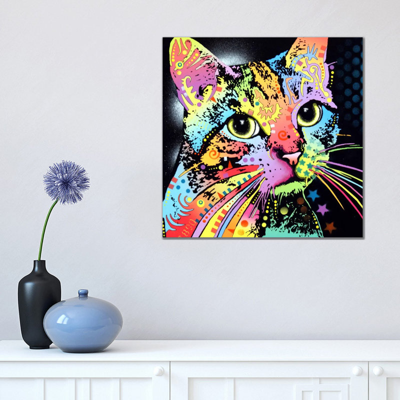Catillac New by Dean Russo - Print on Canvas, 45.72 cm H x 45.72 cm W x 1.91 cm D, No Frame