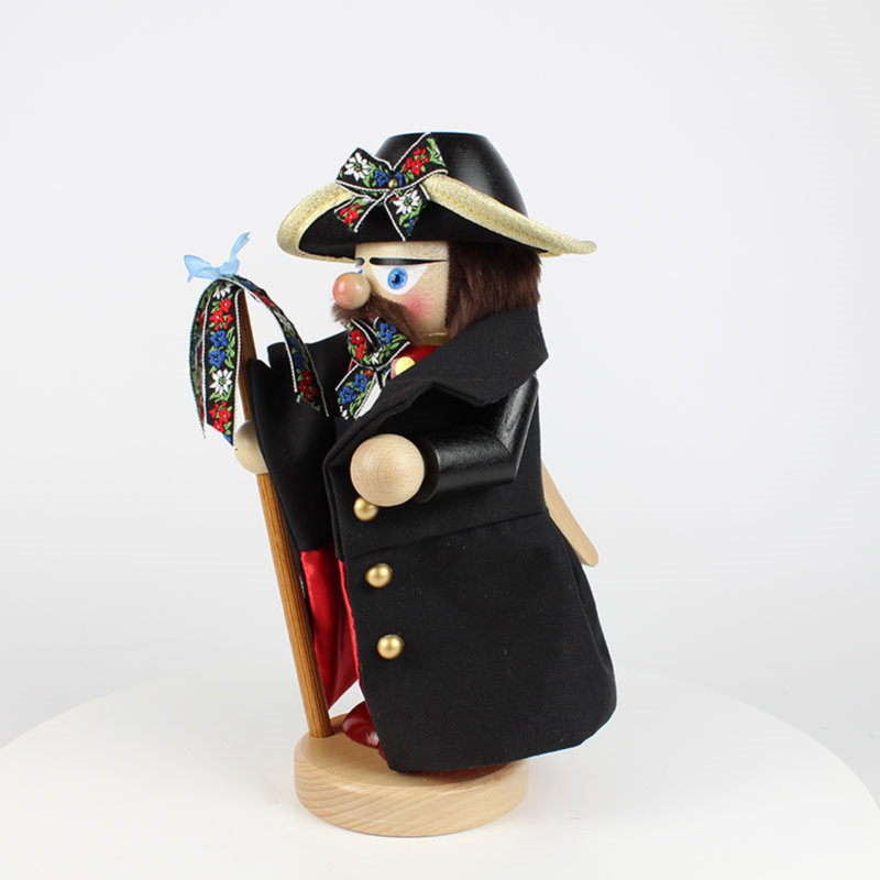 Kurt Adler Steinbach Wooden Chubby Nutcracker, Ein Bayer - Thumbnail 4