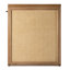 Mesa Cane and Solid Wood 3-Drawer Writing Desk