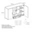 Mccorkle 166cm Wide 2 Drawer Highboard-1062936658