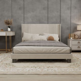 Upholstered Panel Bed Frame