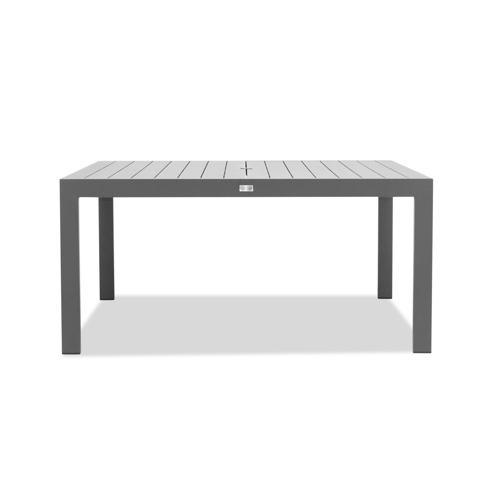 Molina 63" Sunbrella® Patio Dining Set, Slate, Canvas Charcoal Sunbrella® Canvas