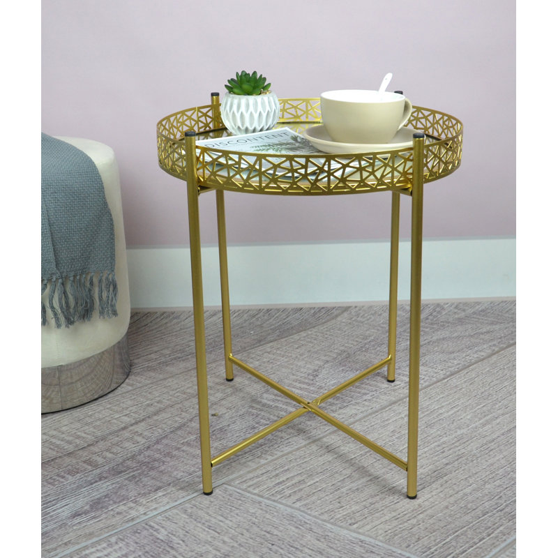 Waupaca Tray Top Frame End Table