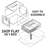 Clear Extra Large Lottery Box with Pocket, Lock and Keys