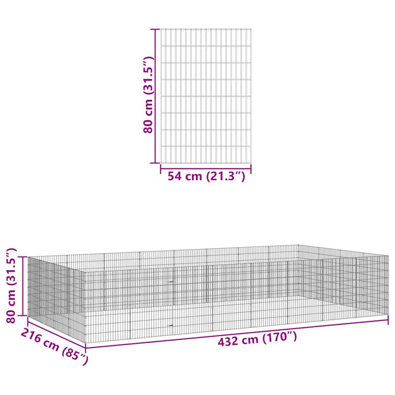 Aahana Small Animal Playpen, 54 x 80 cm