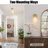 Alabaster Cylinder Flush Mount Spotlight