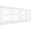 Panneaux muraux blancs 94,5 "(paquet de 4)-69958449
