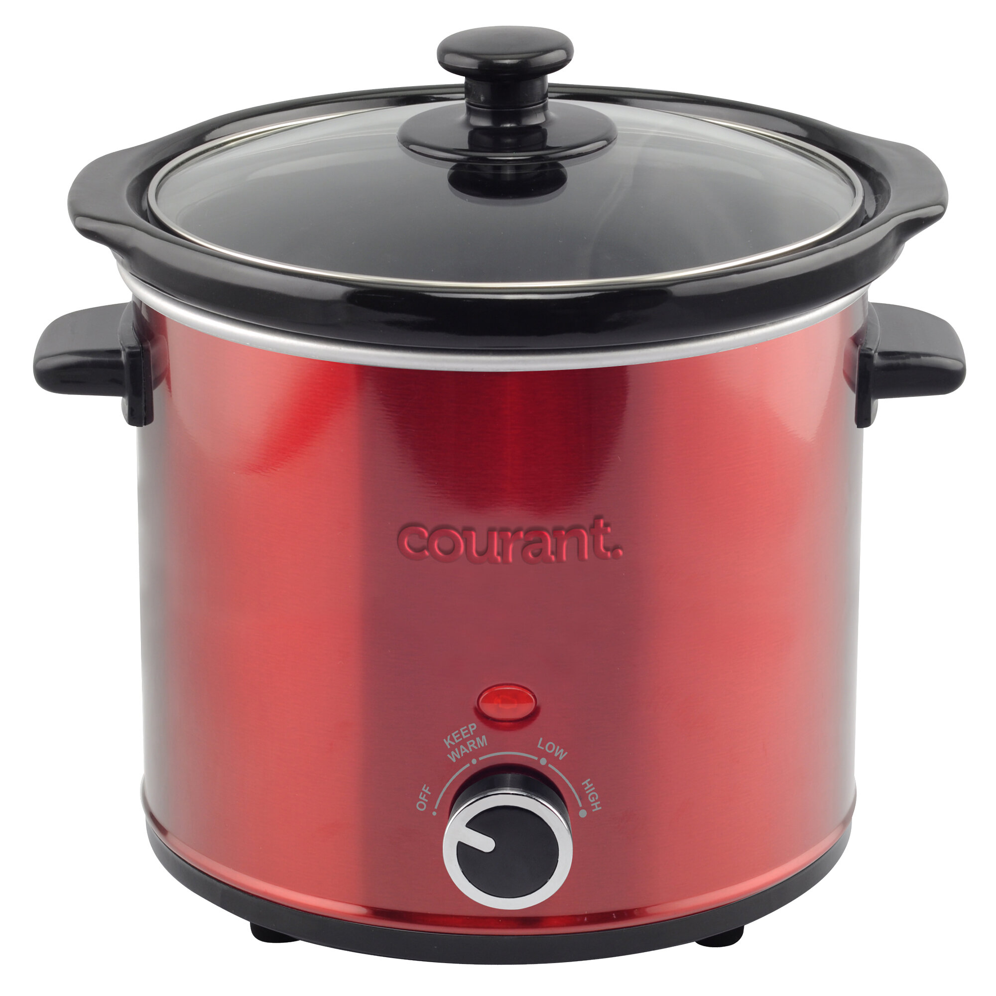Courant 7 Qt. Stainless Steel Slow Cooker with Temperature