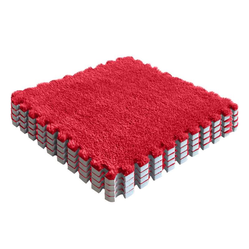  Tapis de sol moelleux en mousse de suède épais, L