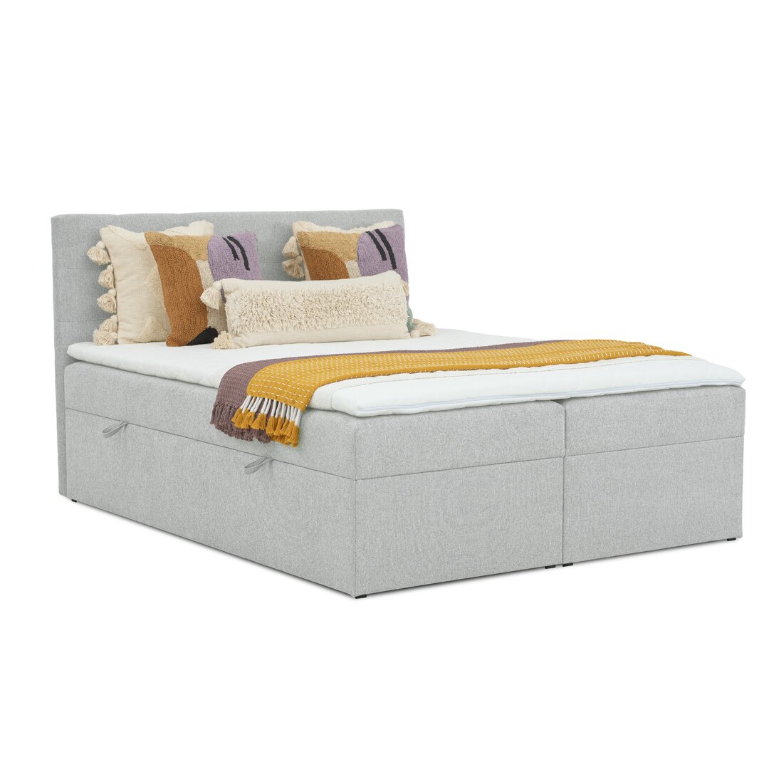 Boxspringbett mit Topper und Bettkasten