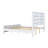 Camak 3-Piece Mid-Century Modern Wooden Bedroom Set With Platform Bed And 2-Drawer Nightstands-122901682-122901681