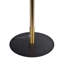 Lampe de table avec interrupteur marche / arrêt sur base ronde en métal