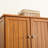 Oak 72.4" Tall Cabinet With 8 Doors And 4 Shelves. For Diverse Locations. Smooth Finish, Structure Different Spaces. Surface, Strong Foundation
