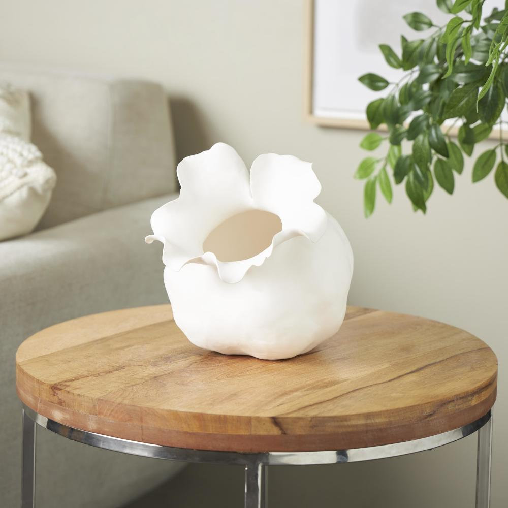 Bia Ceramic / Porcelain Table Vase, Cream