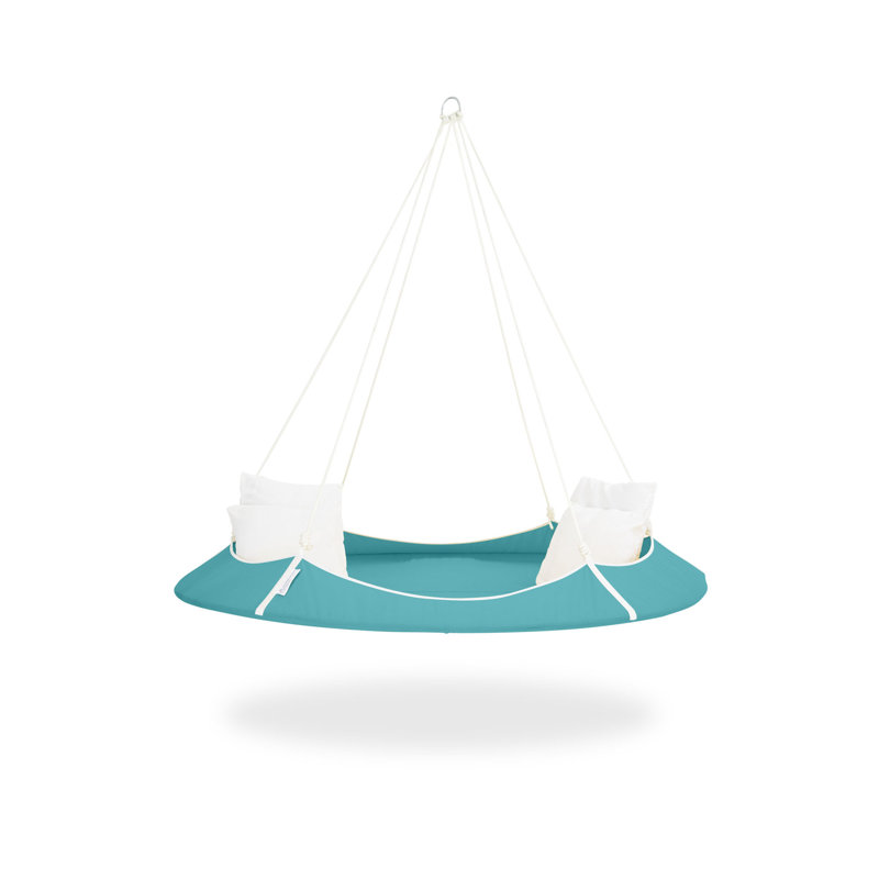 Aritzi Double Classic Hammock, White, Aqua