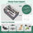 8x12 FT Lockable Secure Metal Shed