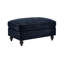 Chenille bleu avec jupes de plis à volants détachables, oreiller de cou mobile et confortable, évasé en forme de pétale, plusieurs configurations de canapé pour lombaire d'appartement de petite taille