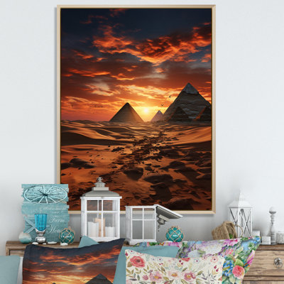 Égypte, pyramides dorées II - salon égyptien