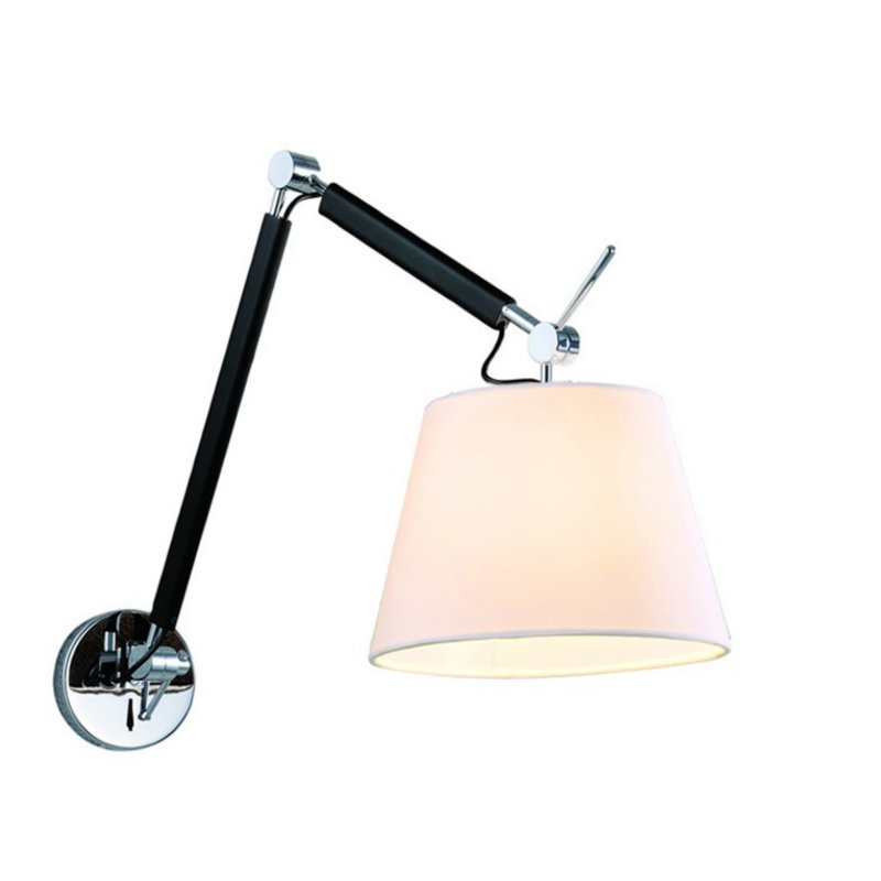 Drain Azzardo 1-Light Wall Spotlight, White