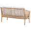 Robby Solid Wood 4 - Person Seating Group with Cushions
