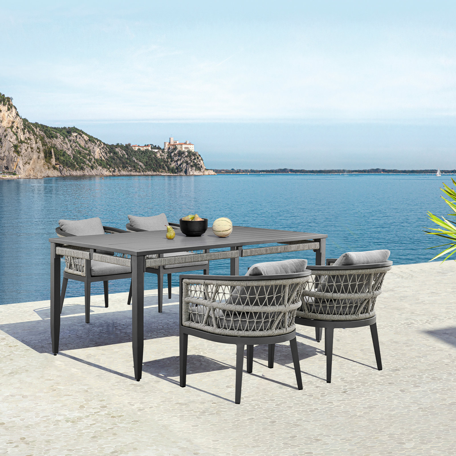 Elvina 66" Patio Dining Set