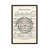 Toile encadrée de bois rustique foncé