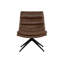 Leather Swivel Tufted Lounge Chair-177123757