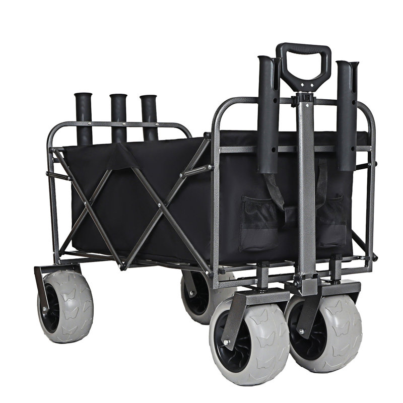 Wagon Cart With Rod Holders