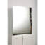 Miroir de salle de bain brouillard - HD argenté 5 mm imperméable, à la fois simple et élégant