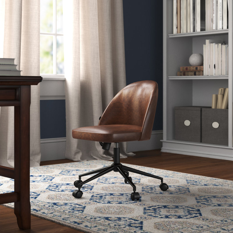 Chaise de travail Abderdeen, Brun jaunâtre