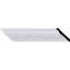 Endurathane Bradley Crown Moulding, 3"H x 3"P x 4 1/8"F x 94 1/2"L, (2 3/8" Repeat), Factory Primed