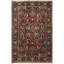 Hand-Knotted High-Quality Charcoal and Red Area Rug-1113163609