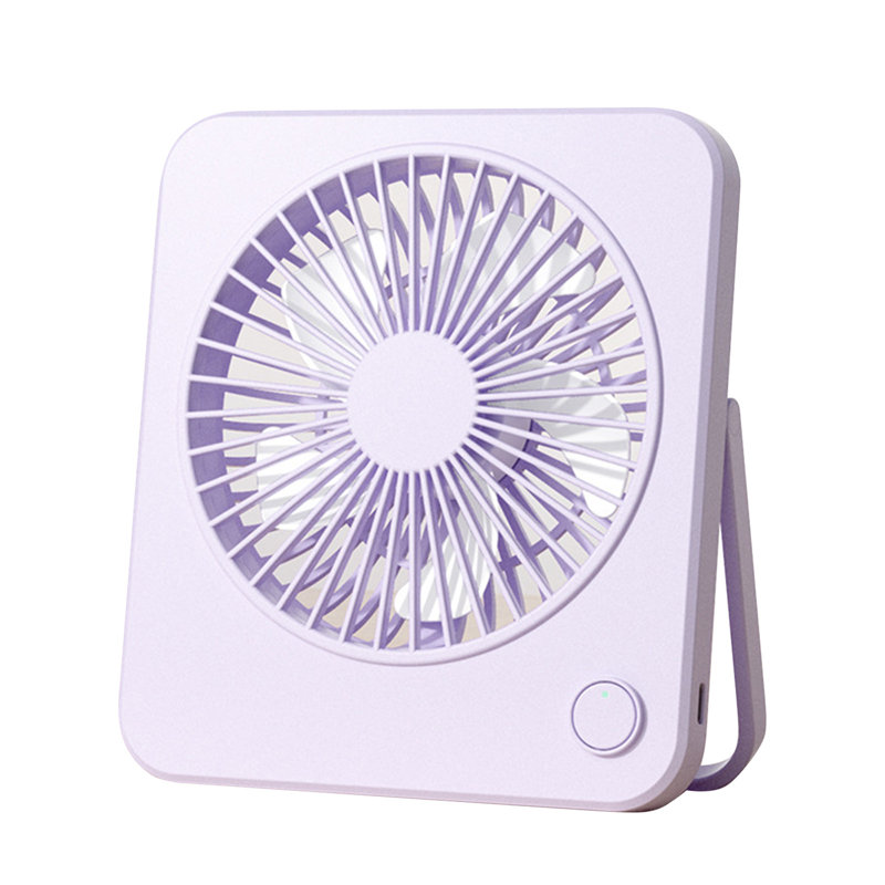 Petit ventilateur de table mural de bureau mural USB, beige