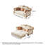Canapé-lit convertible 78,74 po Modern Light Luxury-2129601411-2129601437