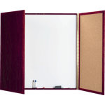 AARCO No Melamine Enclosed Cabinet Wood Combination Board