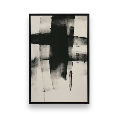 Charcoal Whisper I Canvas Print