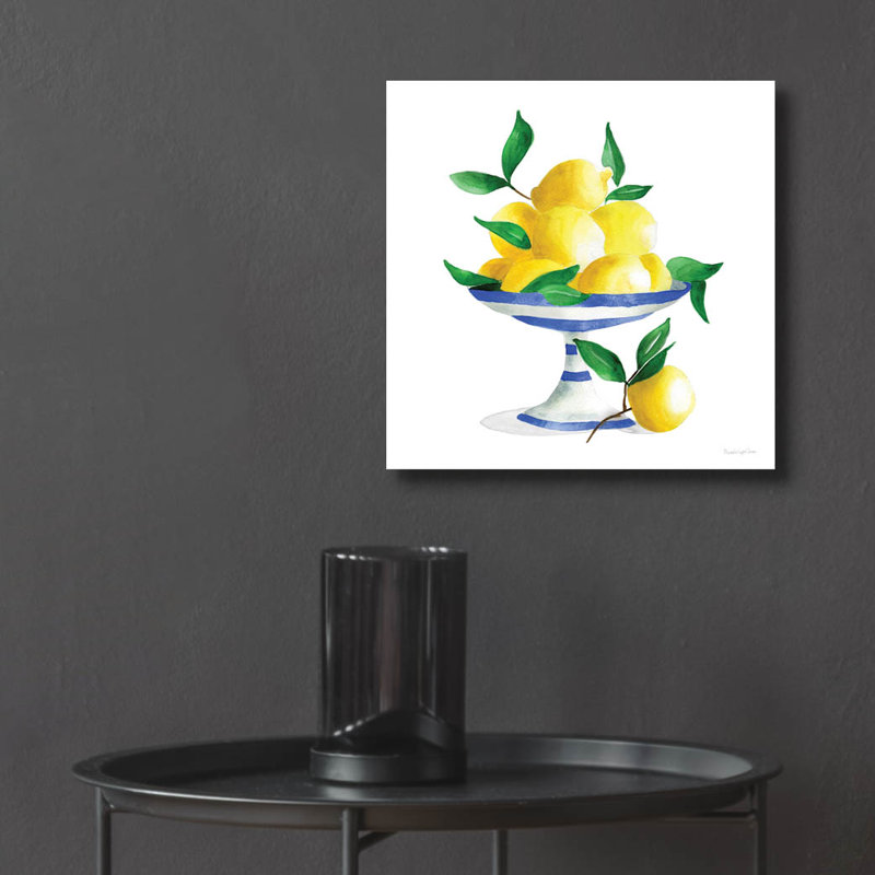 «August Lemons 2» par Augusta Lopez, H 24 po x l 24 po x P 0,2 po